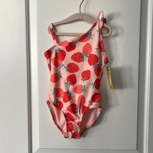 NWT Gap Kids strawberry one piece swimsuit